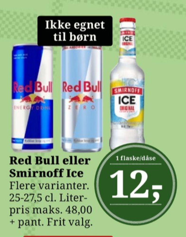Red Bull Zero, Energidrik