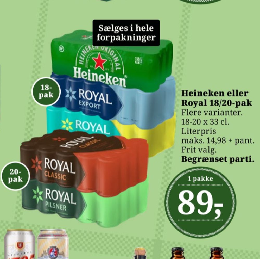 Royal Blanche, Øl