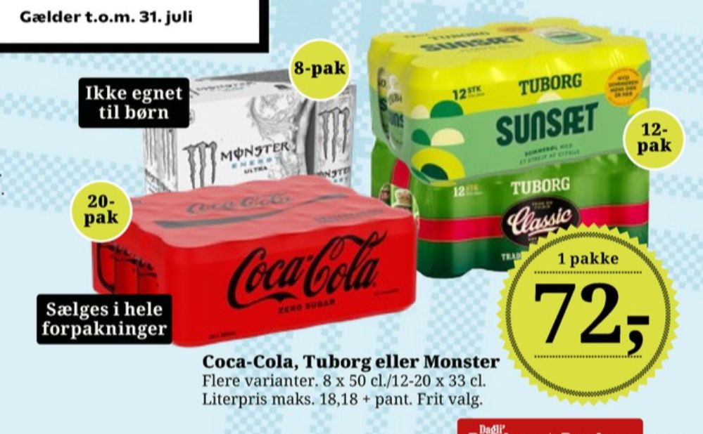 Coca Cola Zero, Cola 20 pk
