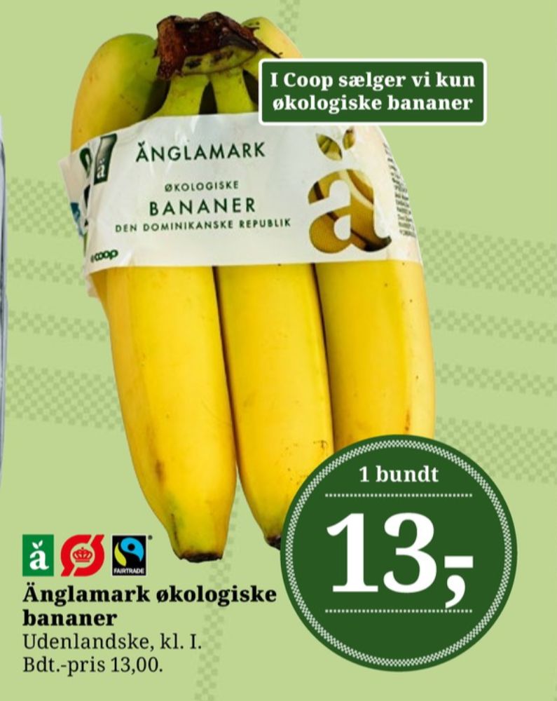Änglamark, Bananer