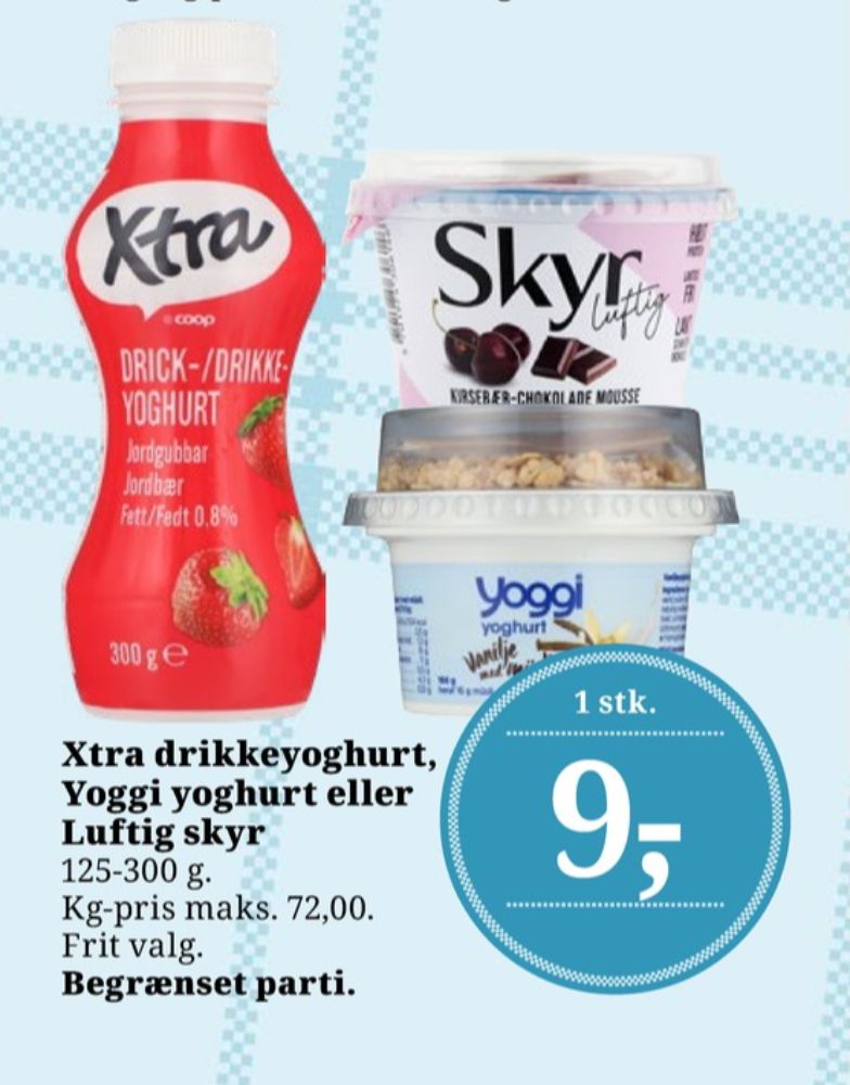 Yoggi, Yoghurt Vanilje Med Müsli Top