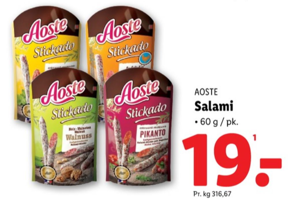 Aoste, Salami