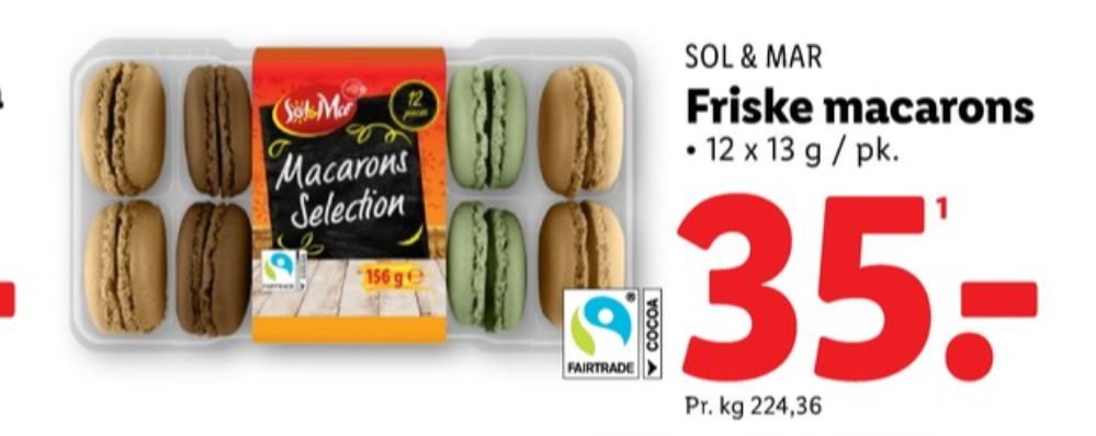 Sol & Mar, Macarons