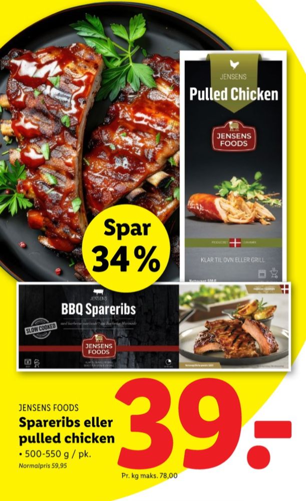 Jensens, Spareribs