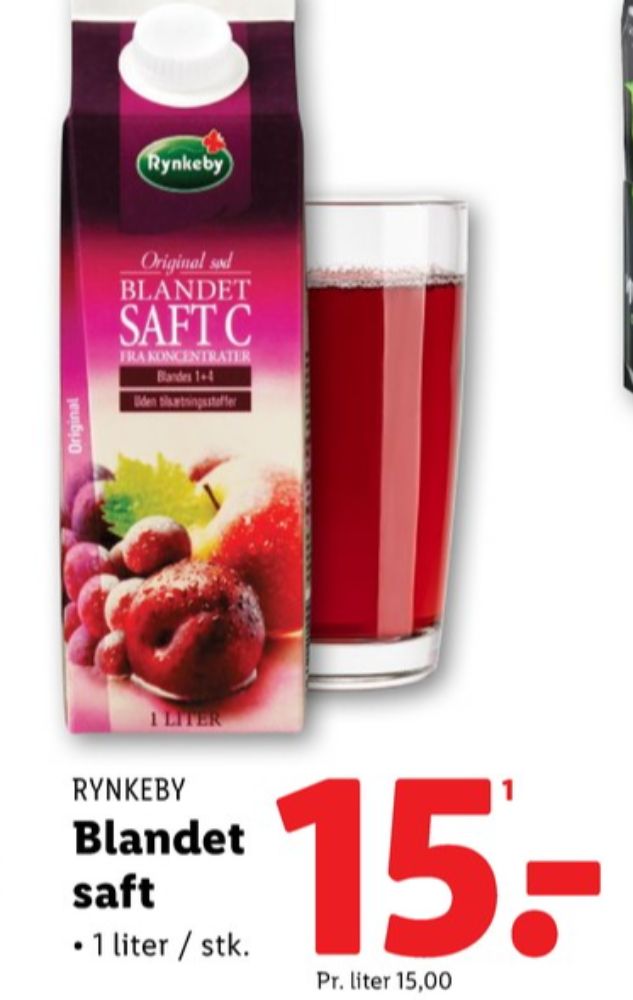 Rynkeby, Blandet Saft C