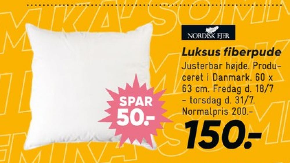 Nordisk Fjer, Hovedpude