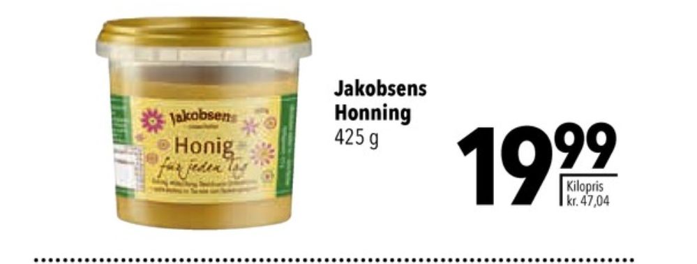 Jakobsens, Honning