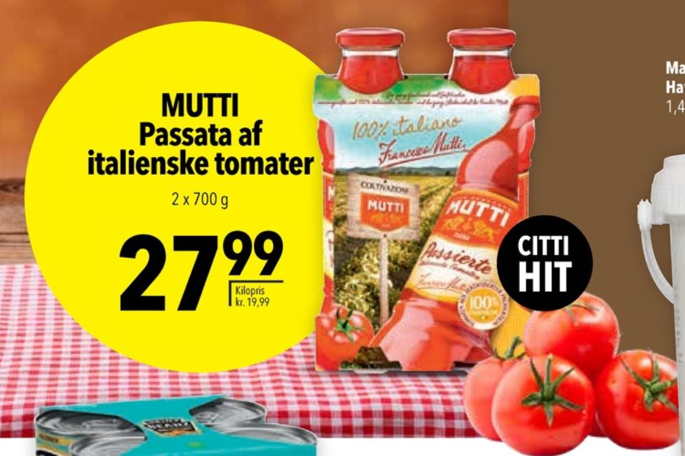 Mutti, Tomatpuré