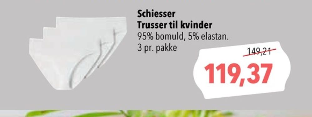 Schiesser, Trusser