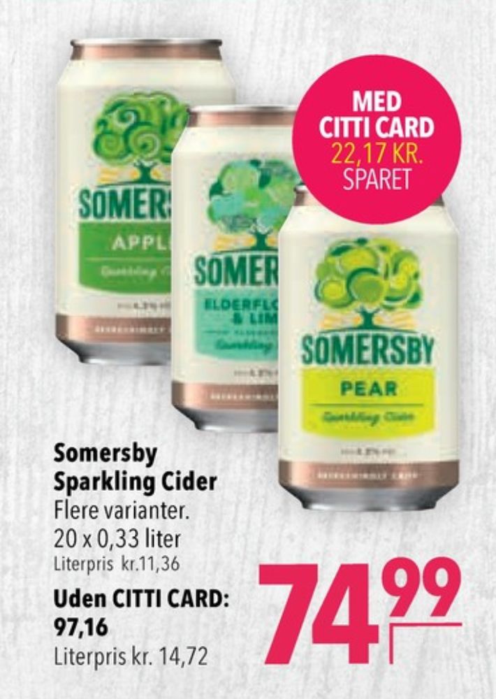 Somersby Elderflower & Lime, Elderflower & Lime Cider