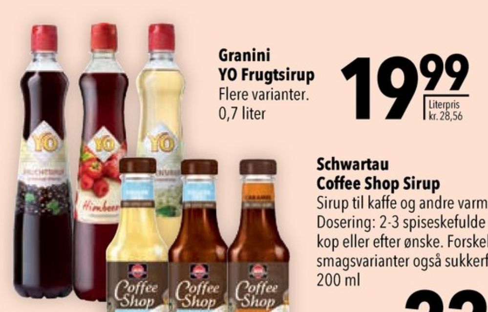 Granini, Sirup