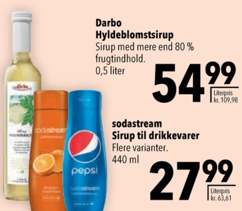 Darbo, Hyldeblomstsirup