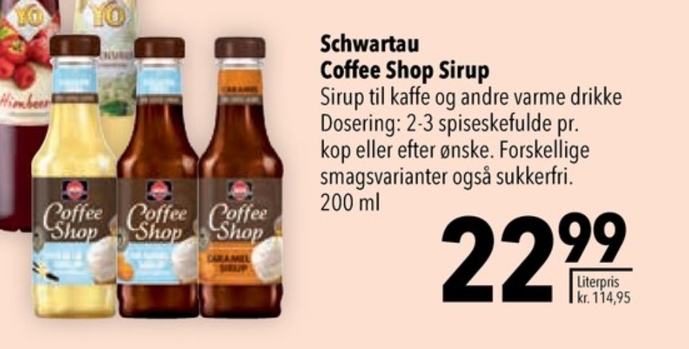 Schwartau, Kaffesirup