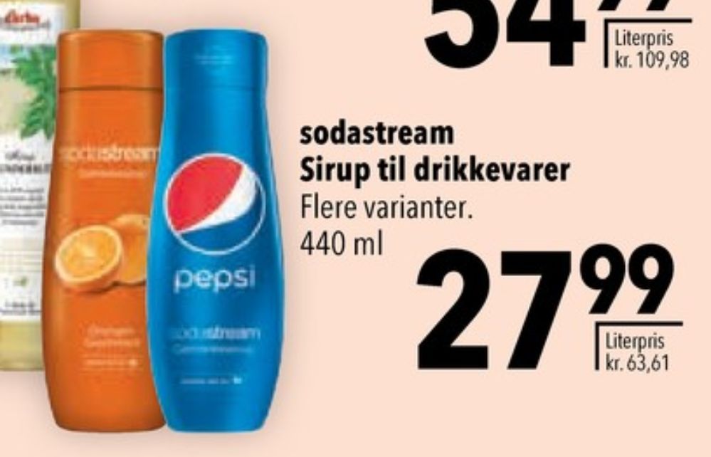 Sodastream, Smagskoncentrat Orange