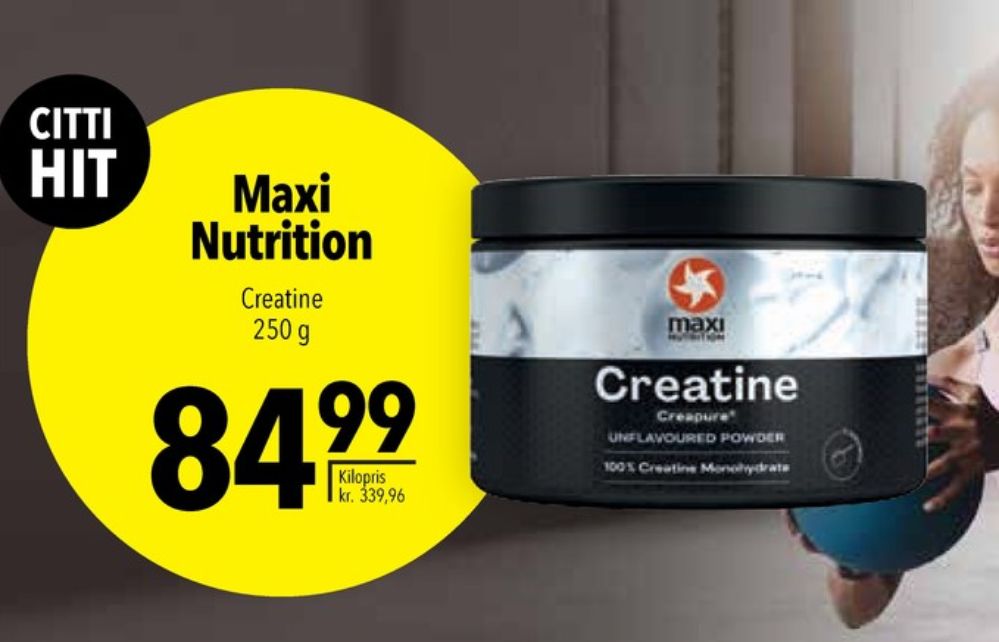 MaxiNutrition, Træningstilskud
