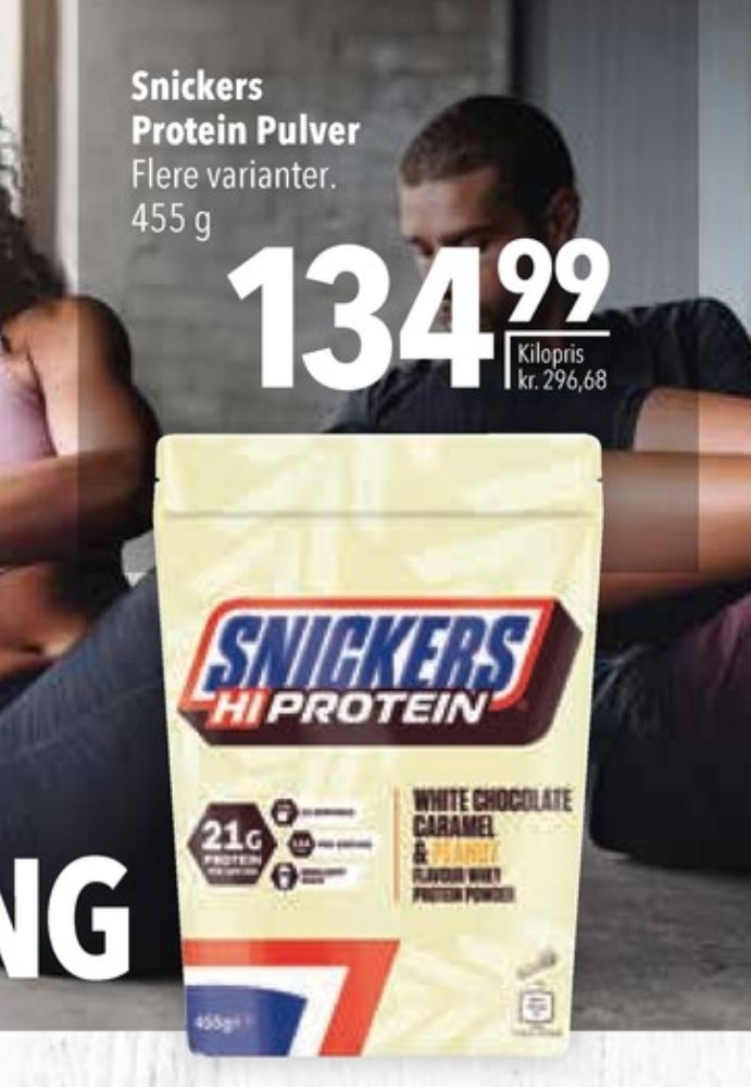 Snickers, Proteinpulver