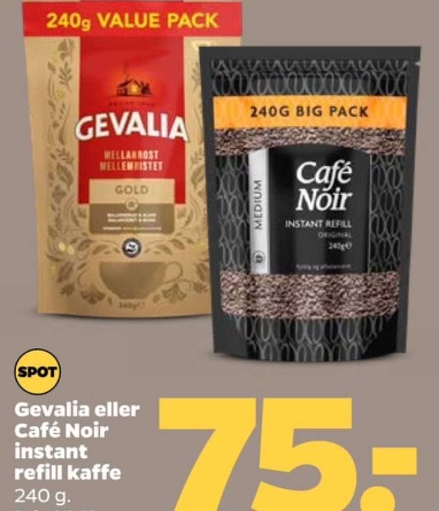 Cafe Noir, Instant Kaffe
