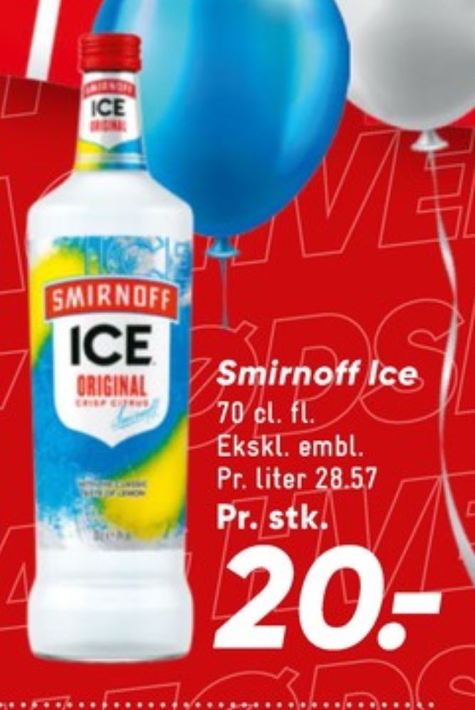 Smirnoff Ice Crisp Citrus, Vodka
