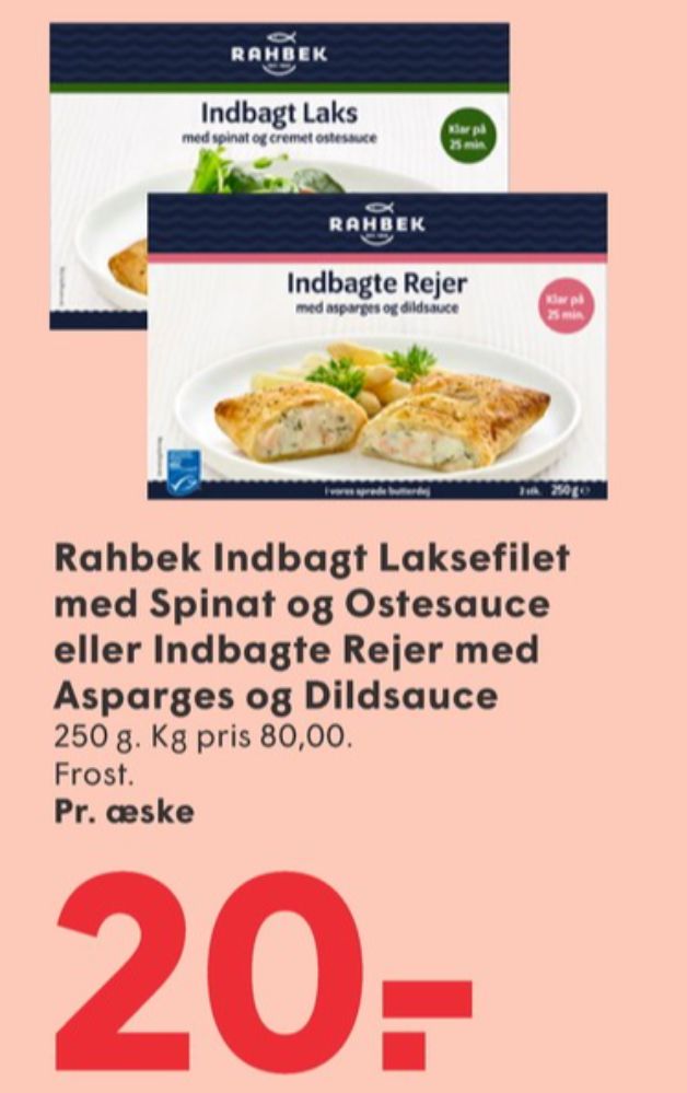 Rahbek, Indbagte Rejer med Asparges og Dildsauce