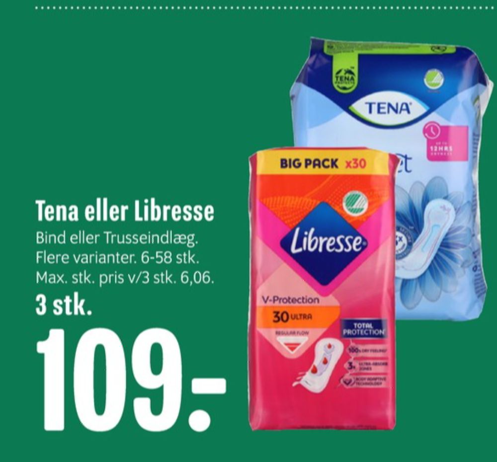 Libresse, Trusseindlæg