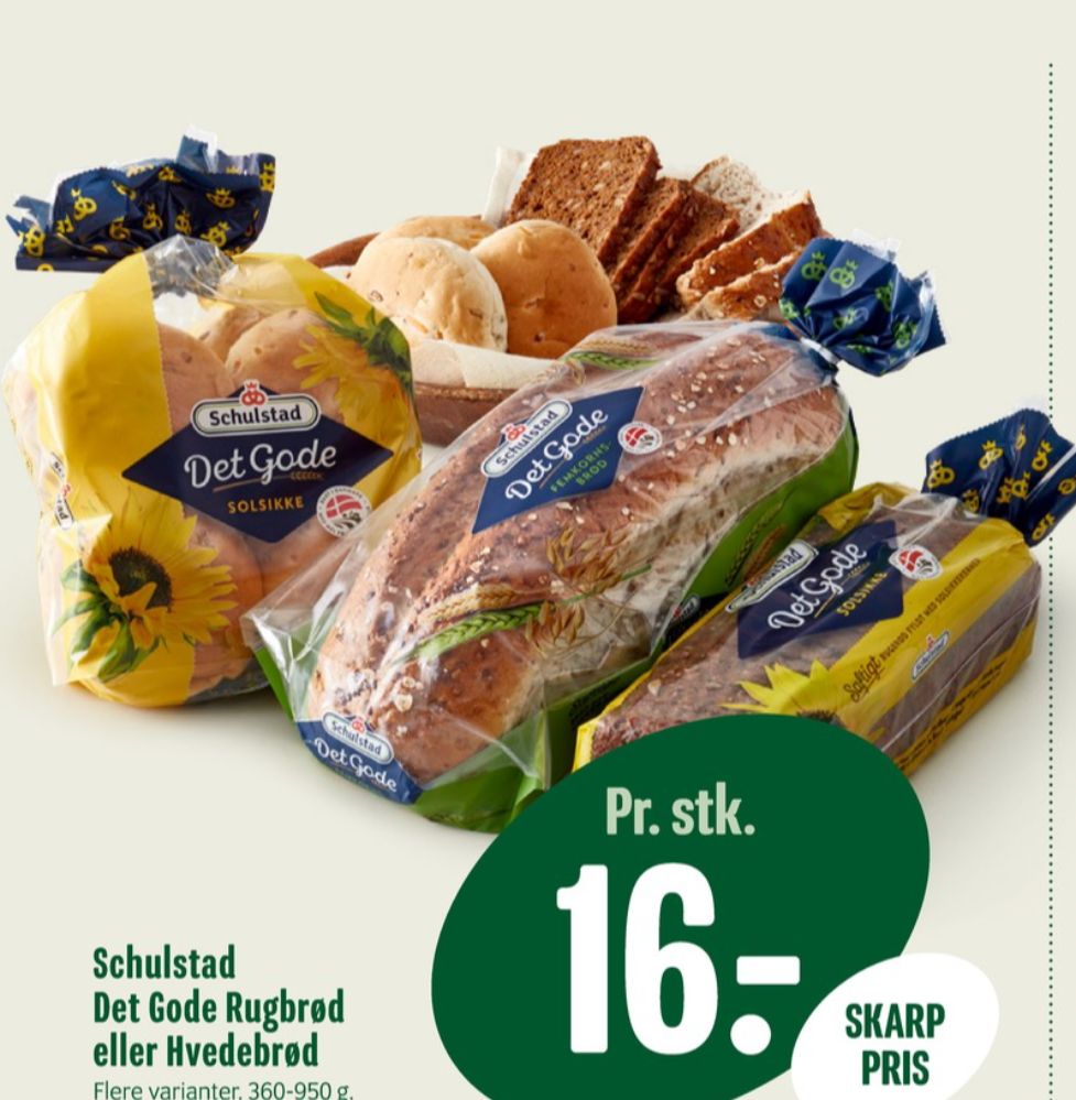 Schulstad Det Gode, Solsikkerugbrød