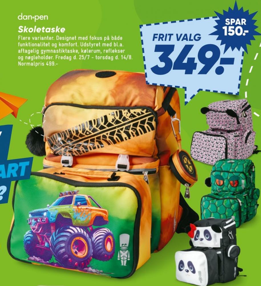 Dan-pen, Skoletaske