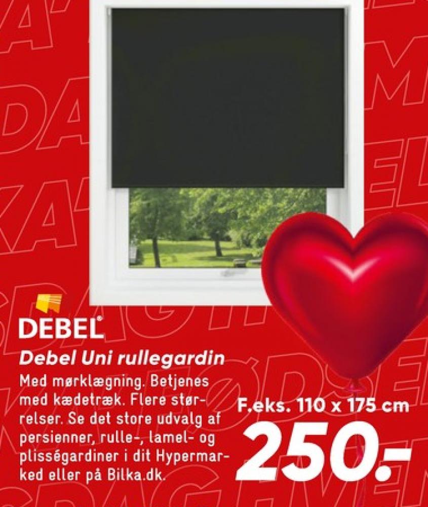 Debel, Mørklægningsrullegardin
