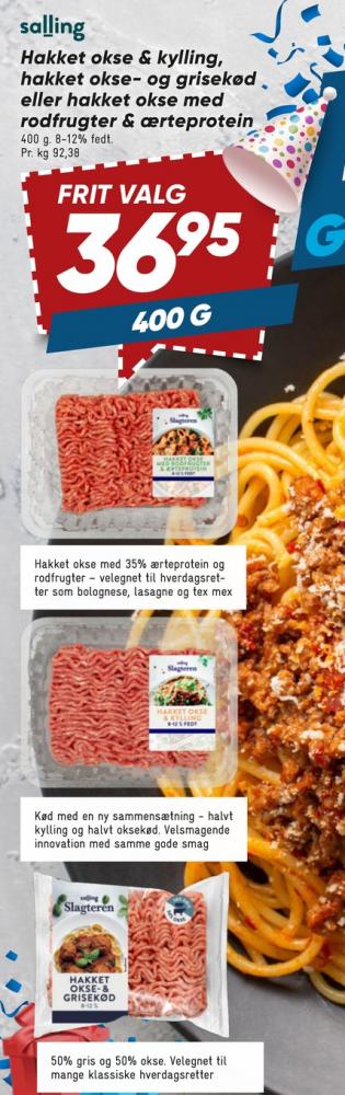 Salling Slagteren, Hakket okse & kylling 8-12%