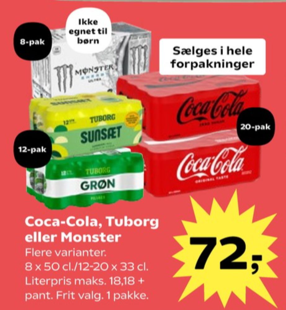 Monster Ultra Energy, Energidrik 8 pk.