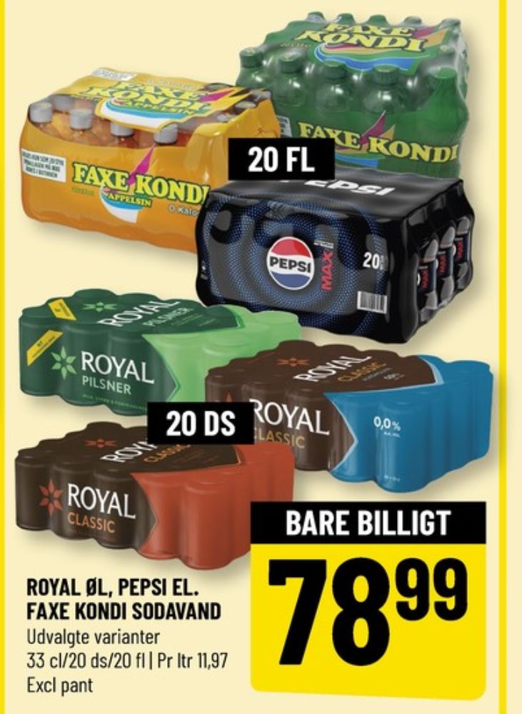 Royal Classic, Øl 20 pk.