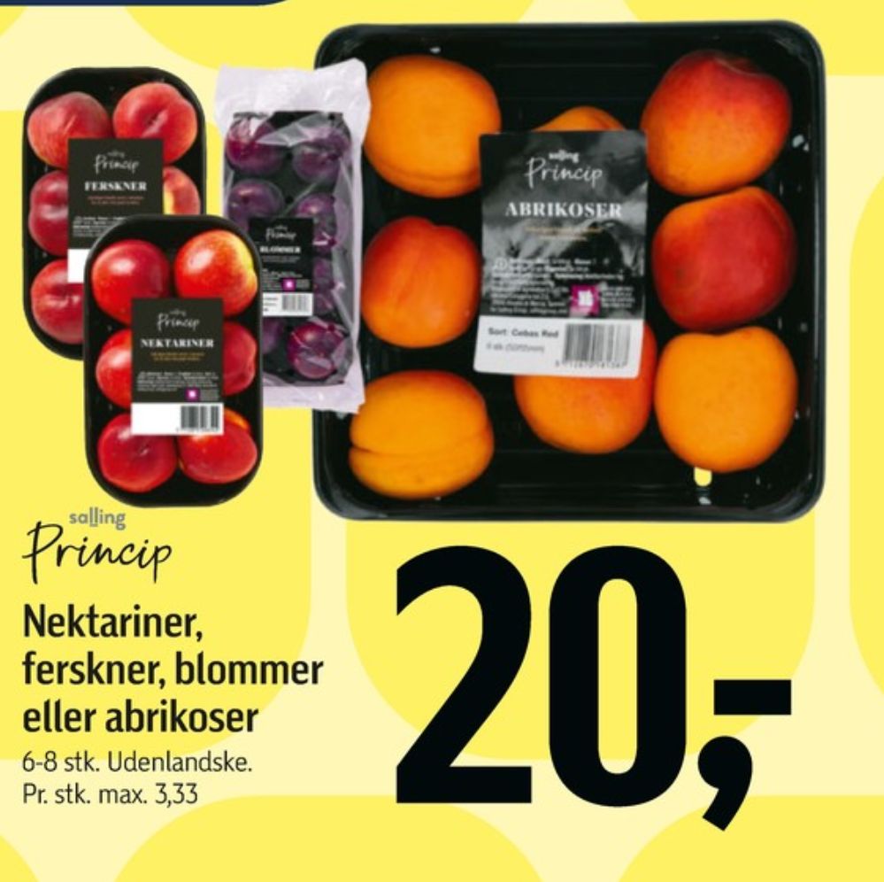 Salling Princip, Blommer