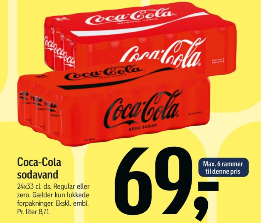 Coca Cola Zero, Cola 24 pk.