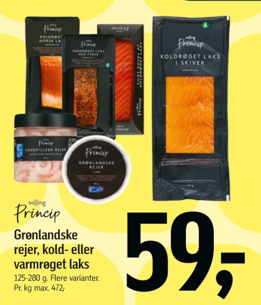 Salling, Laks i skiver