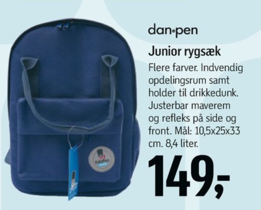 Dan-pen, Rygsæk