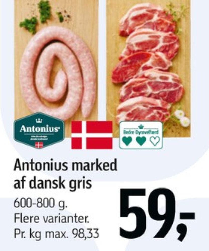 Antonius, Nakkekoteletter
