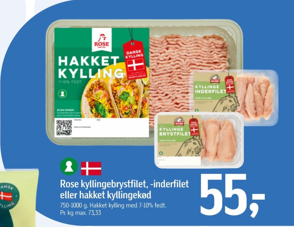 Rose, Kyllingebrystfilet