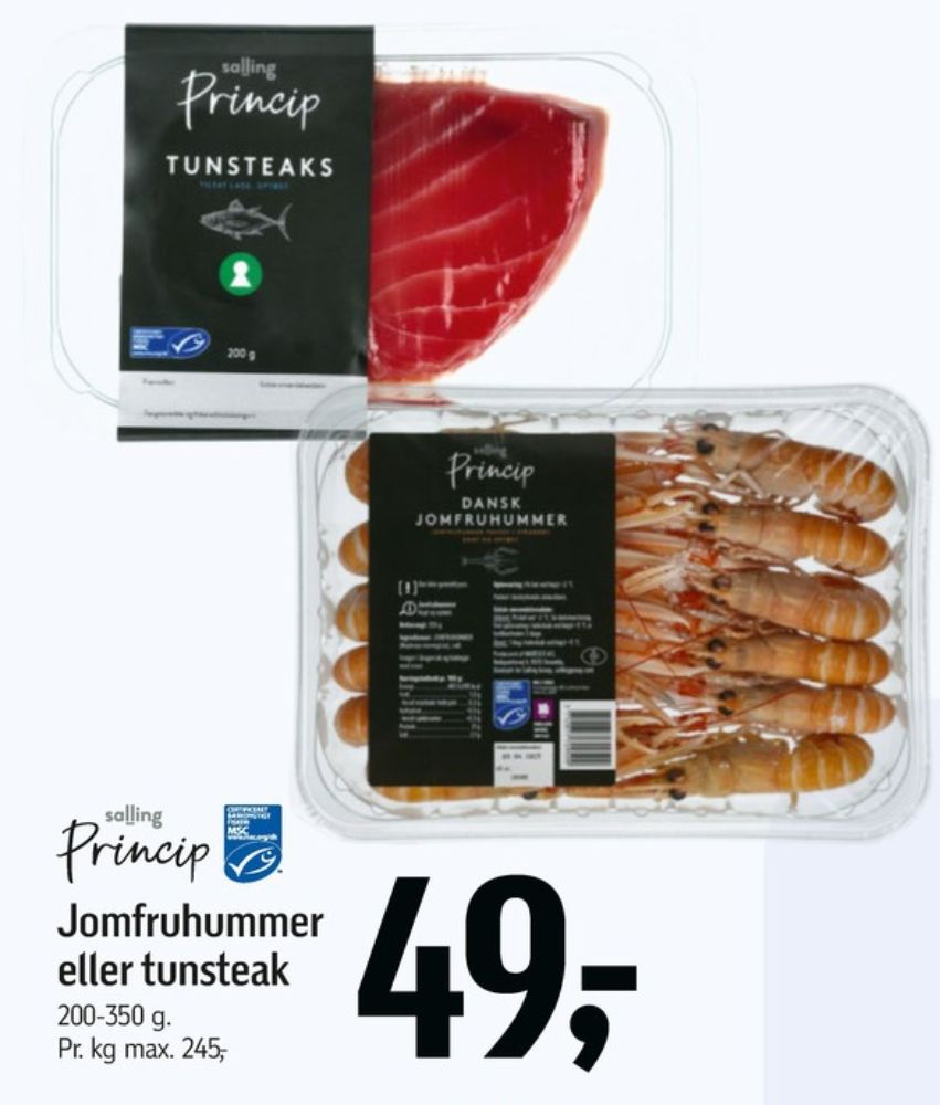 Salling Princip, Tunsteaks