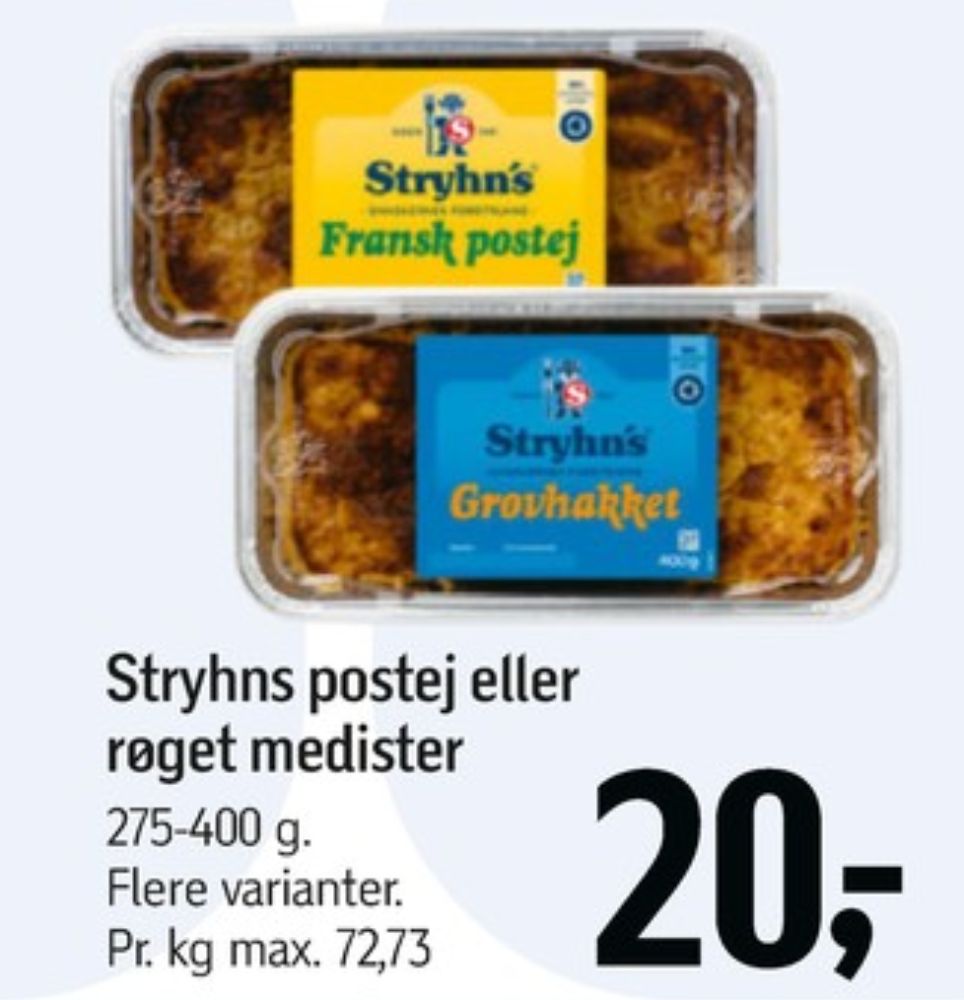Stryhns Grovhakket, Leverpostej