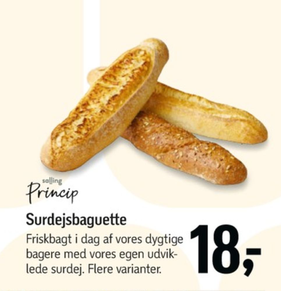 Salling Princip, Bageren hvedebrød