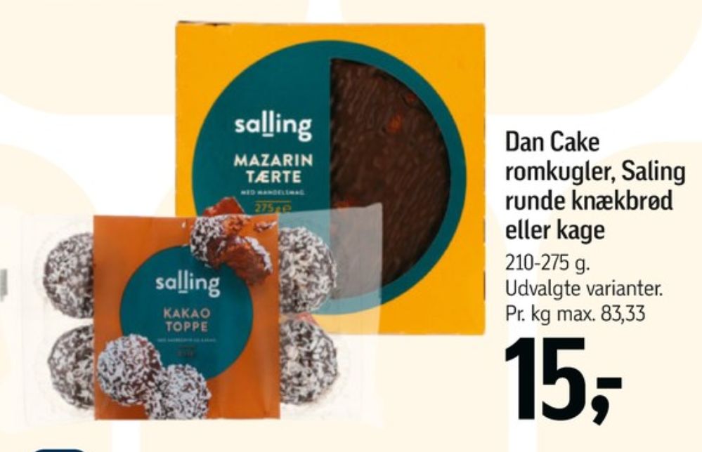 Salling, Mazarintærte