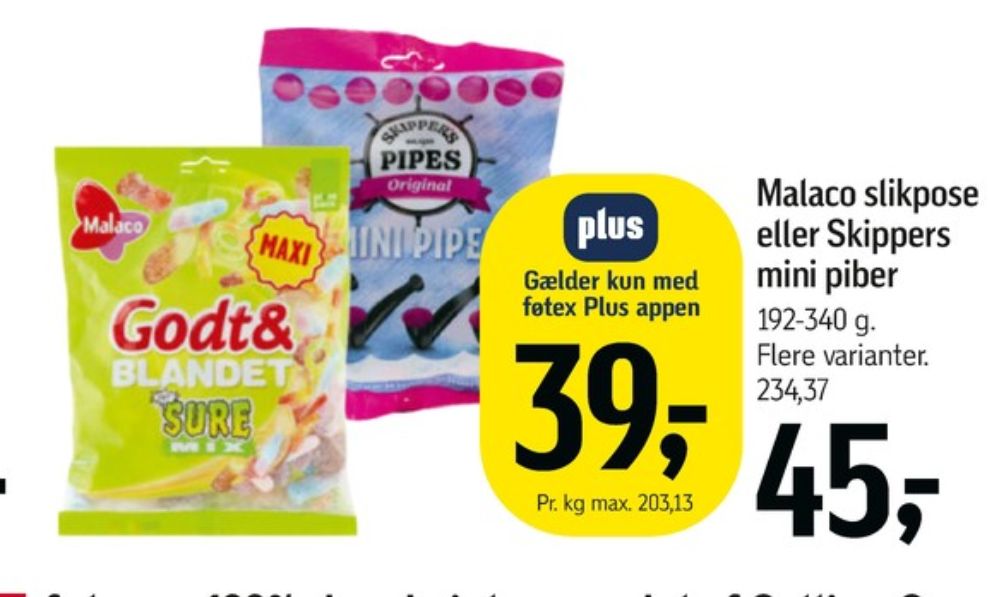 Malaco Godt & Blandet, Slikpose Sure Mix