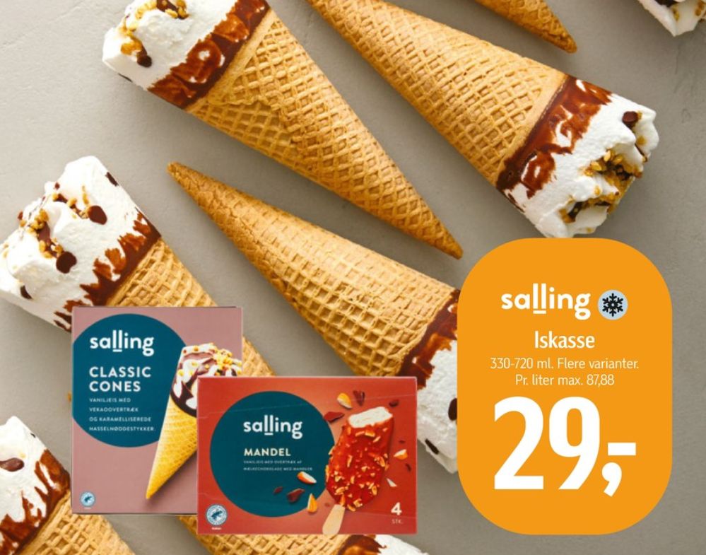 Salling, Classic Cones Isvafler