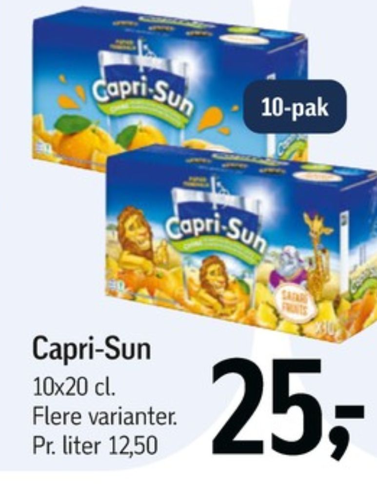 Capri-Sun, Frugtdrik Orange
