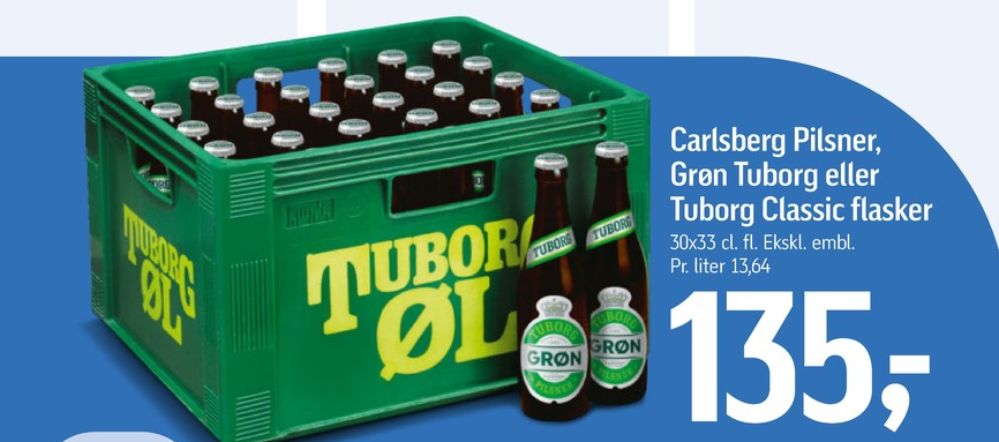 Tuborg Classic, Øl