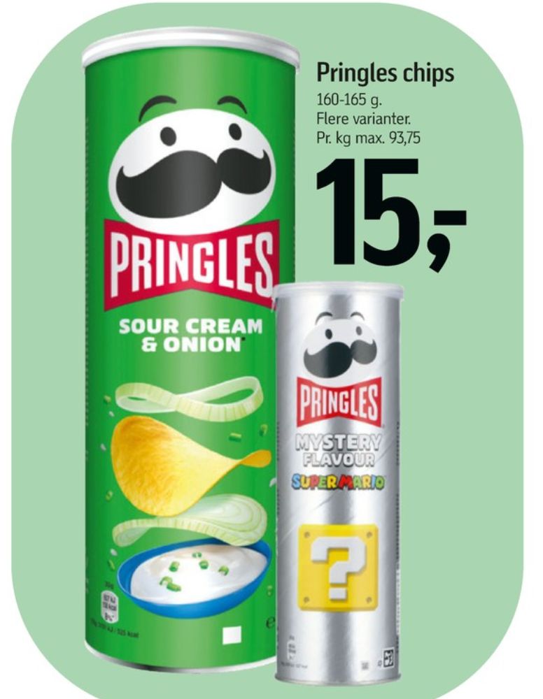Pringles, Mystery Flavour Super Mario Chips