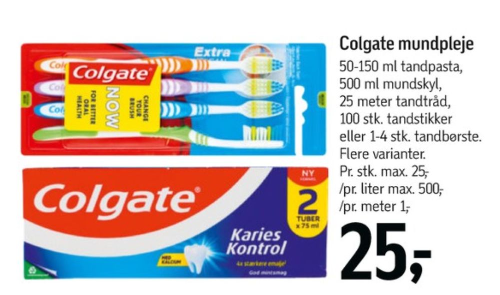 Colgate, Tandstikker