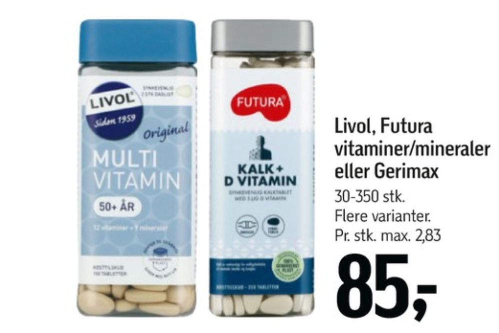 Livol Multi, Vitaminer