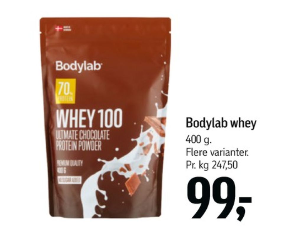 Bodylab, Træningstilskud