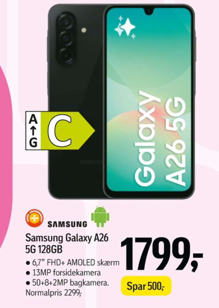 Samsung Galaxy A26, Mobiltelefon