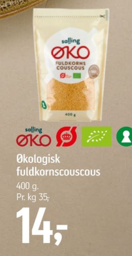 Salling ØKO, Fuldkorns Couscous